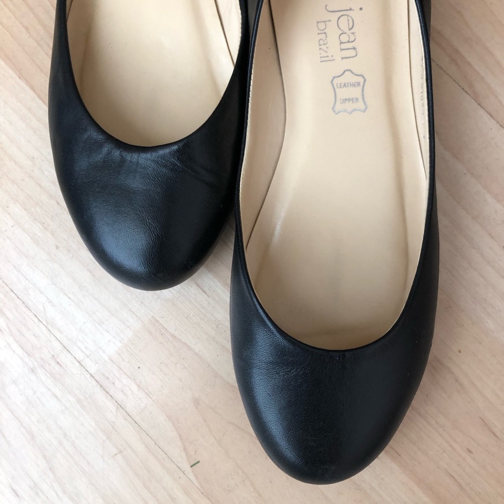 Cathy Jean leather upper ballet flat size 7